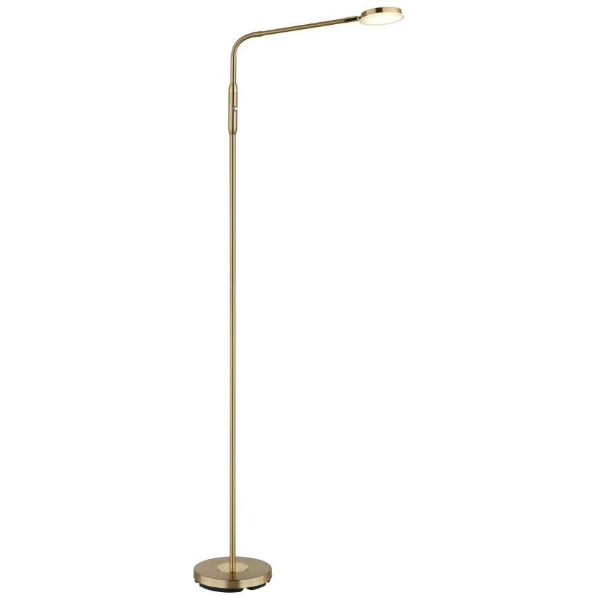 Globo - LED dimējama stāvlampa ar skārienvadību LED/6,5W/230V 2700/3350/4000K misiņš