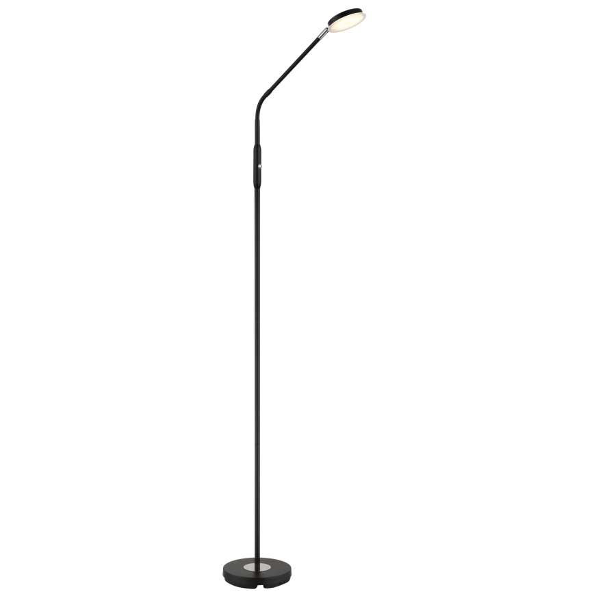 Globo - LED ar pieskārienu regulējama stāvlampa LED/6,5W/230V 2700/3350/4000K melna