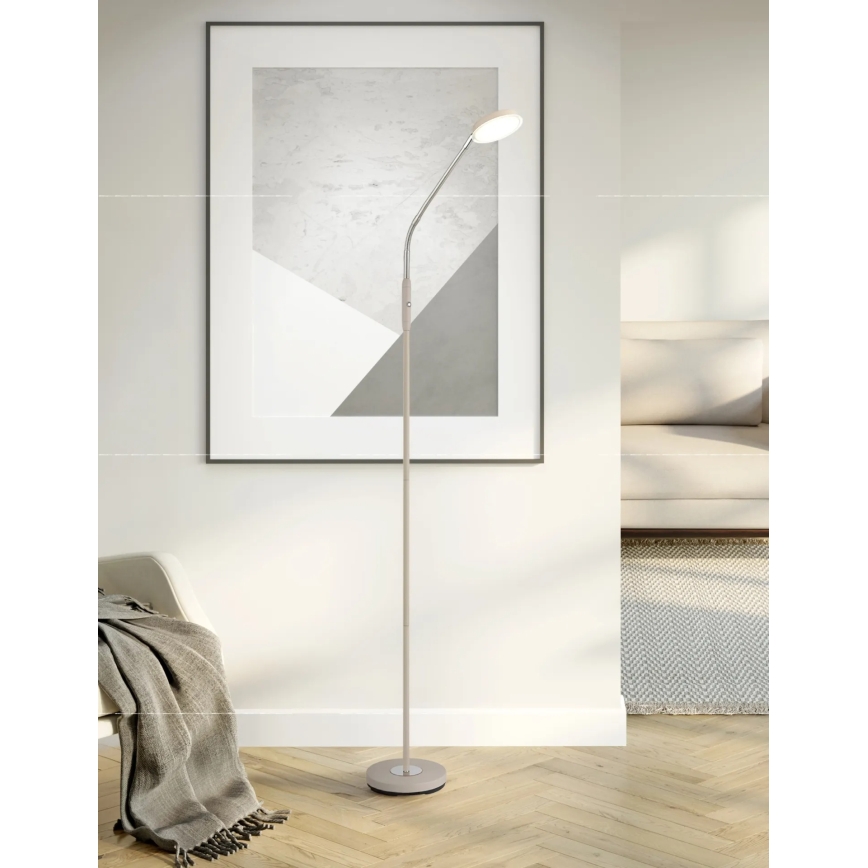 Globo - ar pieskārienu regulējama LED stāvlampa LED/6,5W/230V 2700/3350/4000K bēša