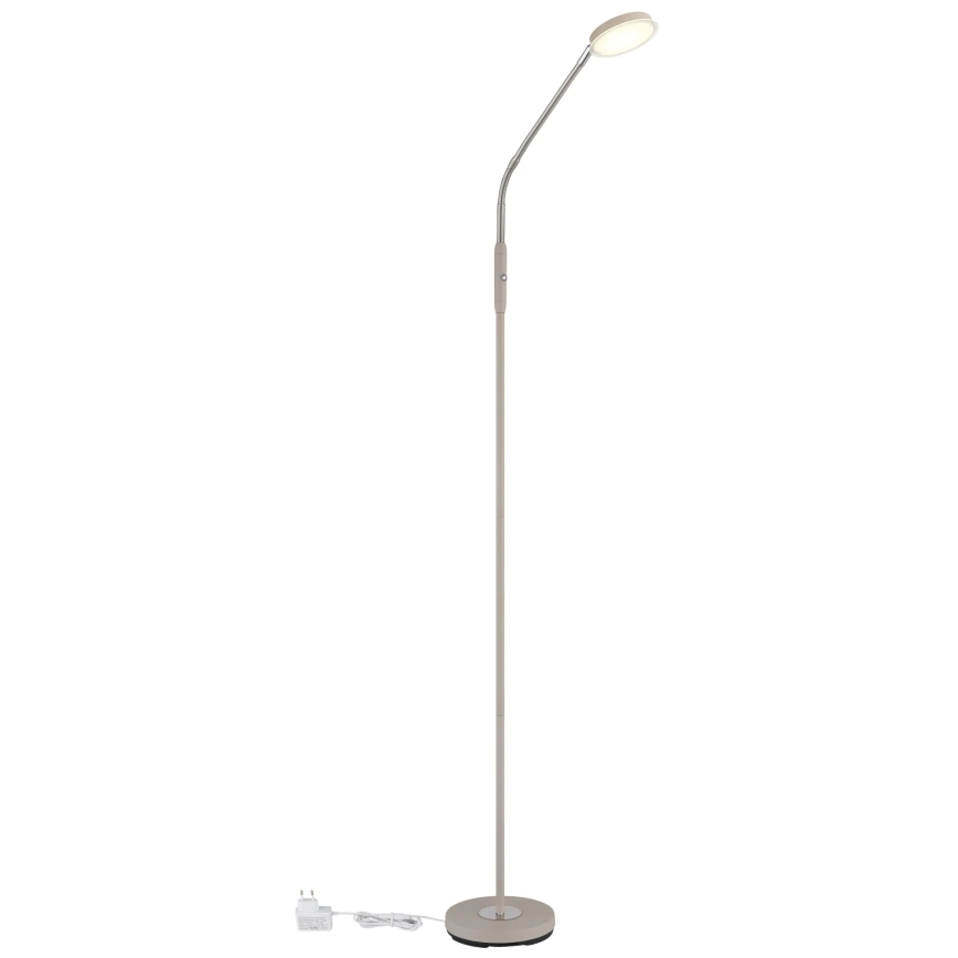 Globo - ar pieskārienu regulējama LED stāvlampa LED/6,5W/230V 2700/3350/4000K bēša