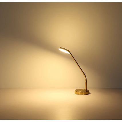 Globo - LED skārienjutīgā regulējamā galda lampa LED/6,5W/230V 2700/3350/4000K misiņš