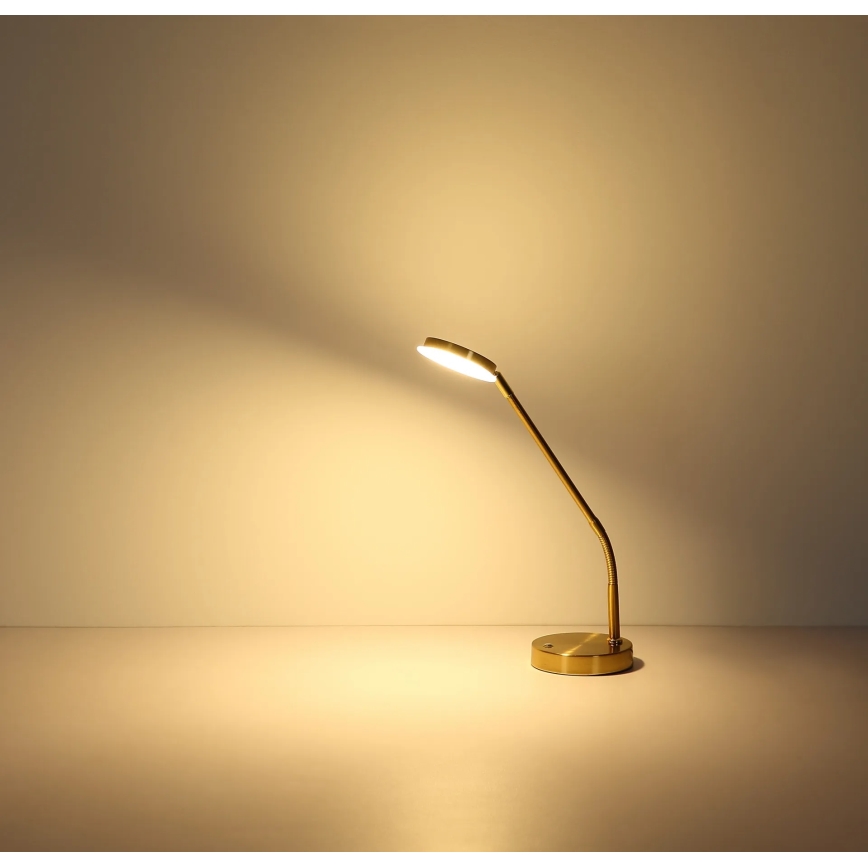 Globo - LED skārienjutīgā regulējamā galda lampa LED/6,5W/230V 2700/3350/4000K misiņš
