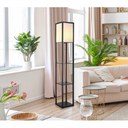 Globo - Grīdas lampa 1xE27/60W/230V melna