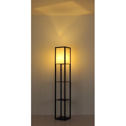 Globo - Grīdas lampa 1xE27/60W/230V melna