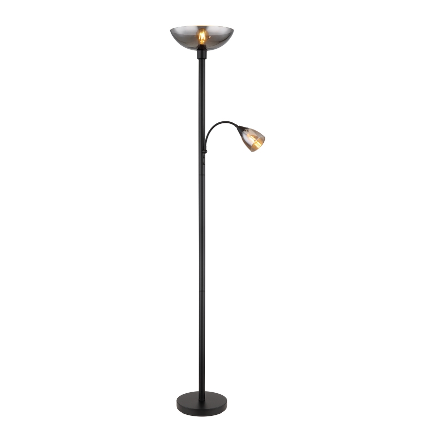 Globo - Grīdas stāvlampa 1xE27/60W/230V + 1xE14/40W