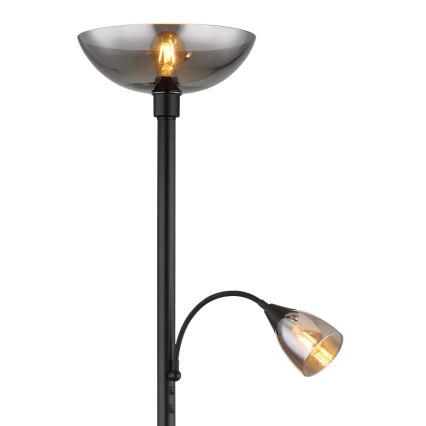 Globo - Grīdas stāvlampa 1xE27/60W/230V + 1xE14/40W