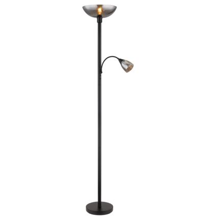 Globo - Grīdas stāvlampa 1xE27/60W/230V + 1xE14/40W