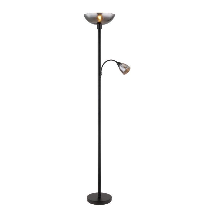 Globo - Grīdas stāvlampa 1xE27/60W/230V + 1xE14/40W