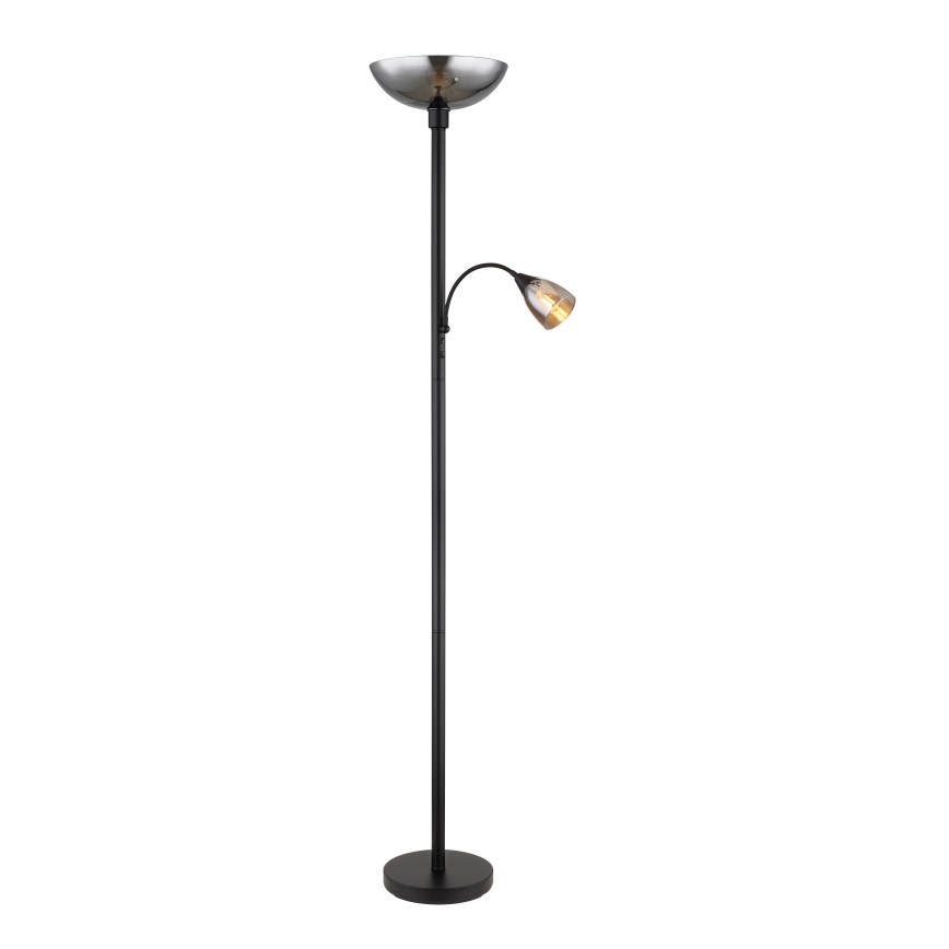 Globo - Grīdas stāvlampa 1xE27/60W/230V + 1xE14/40W