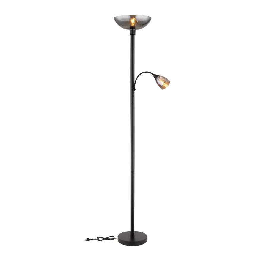 Globo - Grīdas stāvlampa 1xE27/60W/230V + 1xE14/40W