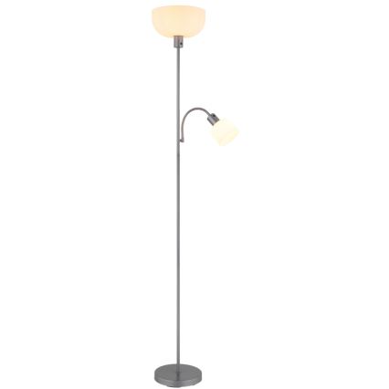 Globo - Grīdas stāvlampa 1xE27/40W/230V + 1xE14/25W