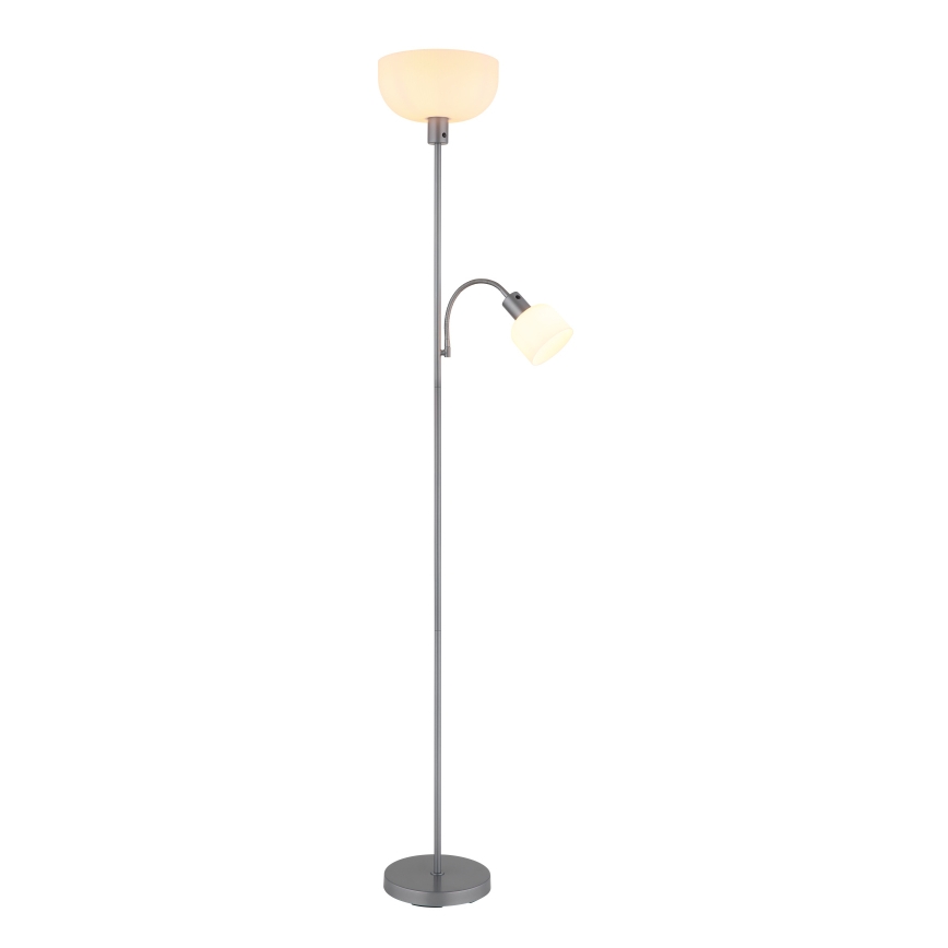 Globo - Grīdas stāvlampa 1xE27/40W/230V + 1xE14/25W