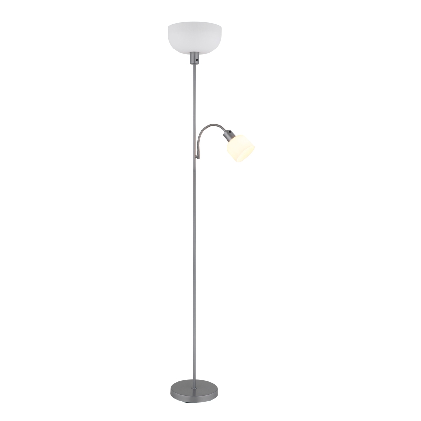 Globo - Grīdas stāvlampa 1xE27/40W/230V + 1xE14/25W