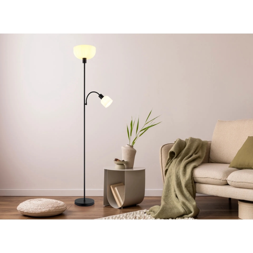 Globo - Grīdas lampa 1xE27/40W/230V + 1xE14/25W