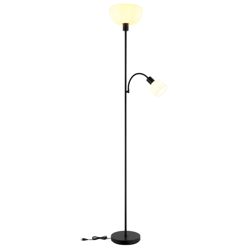 Globo - Grīdas lampa 1xE27/40W/230V + 1xE14/25W