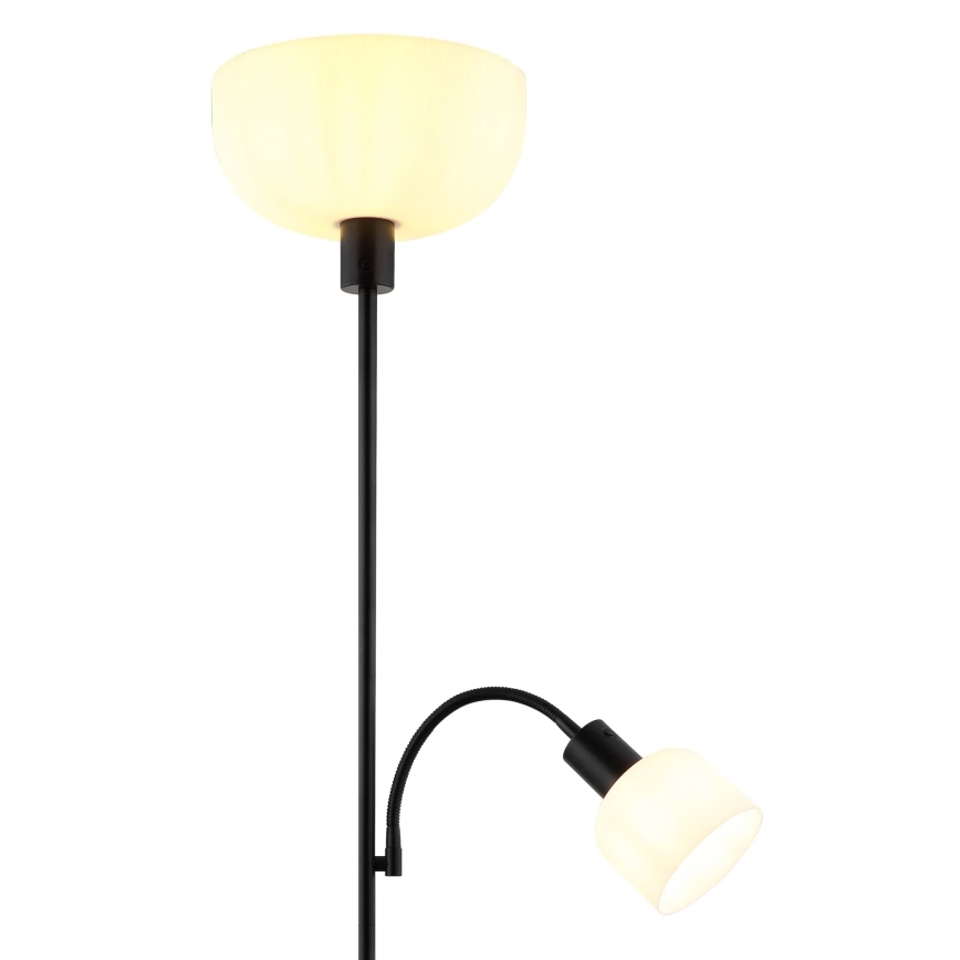 Globo - Grīdas lampa 1xE27/40W/230V + 1xE14/25W