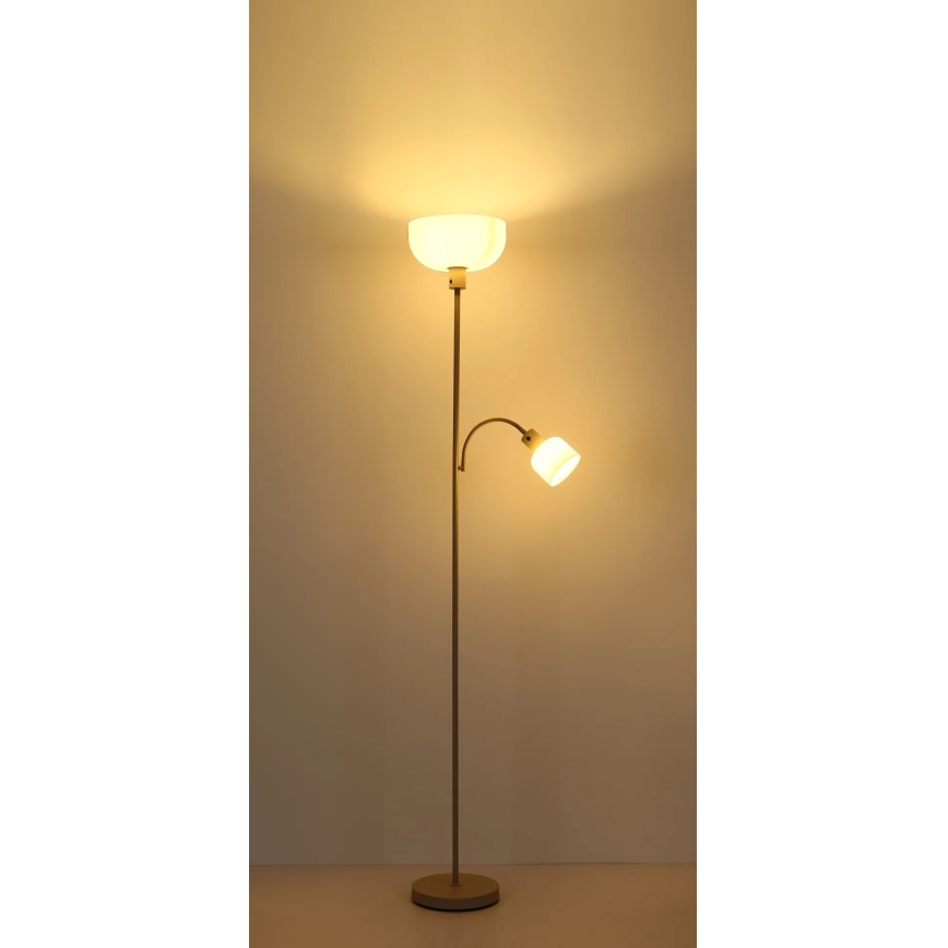 Globo - Stāvlampa 1xE27/40W/230V + 1xE14/25W