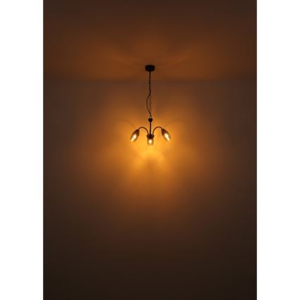 Globo - Lustra ar ķēdi 3xE14/25W/230V