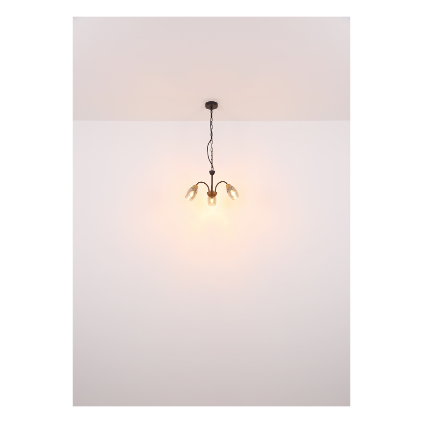 Globo - Lustra ar ķēdi 3xE14/25W/230V