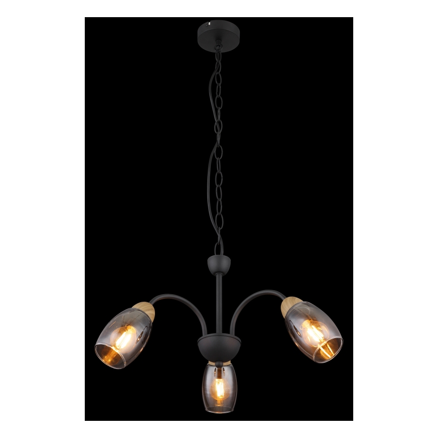 Globo - Lustra ar ķēdi 3xE14/25W/230V