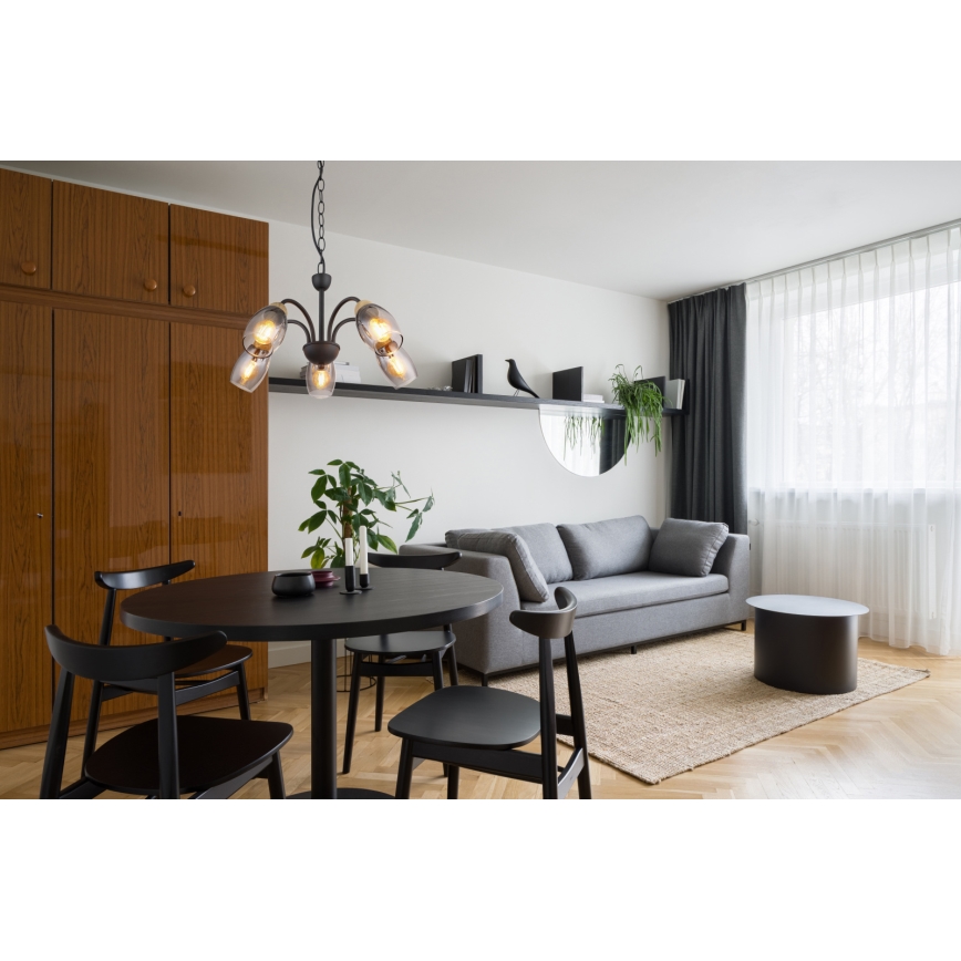 Globo - Lustra ar ķēdi 5xE14/25W/230V