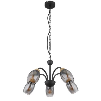 Globo - Lustra ar ķēdi 5xE14/25W/230V
