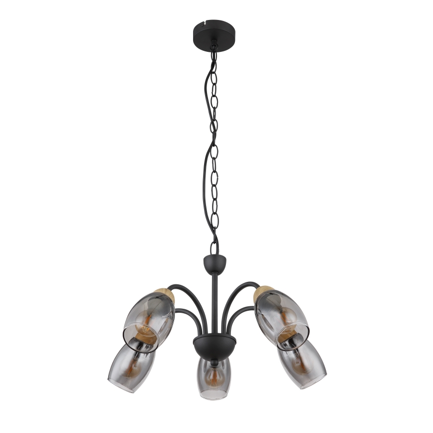 Globo - Lustra ar ķēdi 5xE14/25W/230V