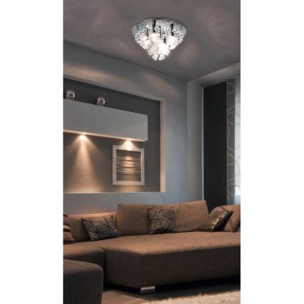 Globo - Griestu lampa 5xE14/40W/230V d. 46 cm spīdīgi hromēts