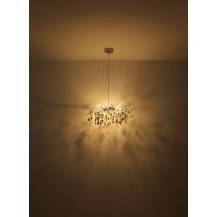 Globo - Lustra ar auklu 8xG9/8W/230V d. 61 cm zelta