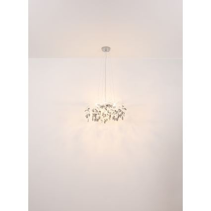 Globo - Lustra ar auklu 8xG9/8W/230V d. 61 cm spīdīgi hromēts