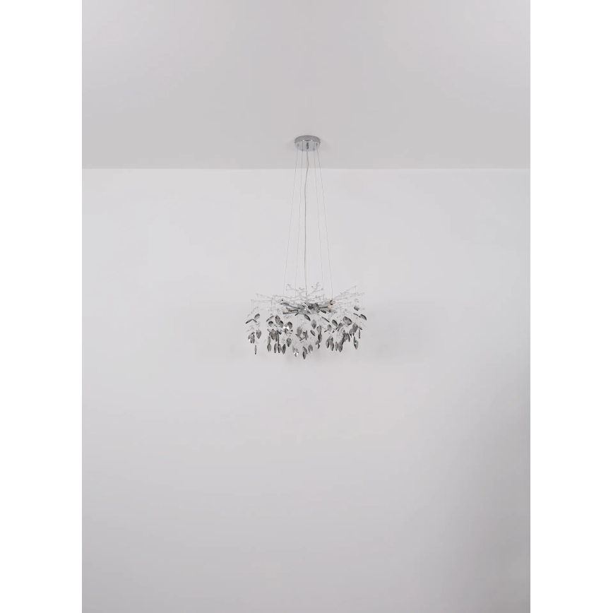 Globo - Lustra ar auklu 8xG9/8W/230V d. 61 cm spīdīgi hromēts
