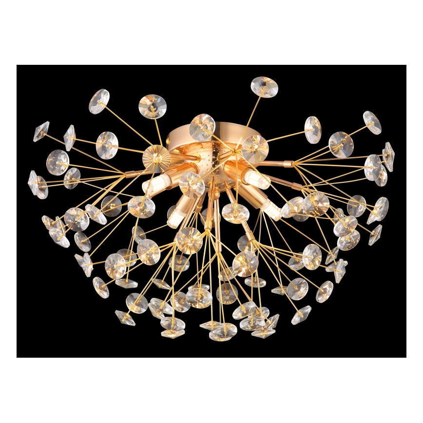 Globo - LED Griestu lampa 4xG9/3,5W/230V d. 45 cm zelta