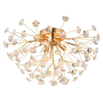 Globo - LED Griestu lampa 4xG9/3,5W/230V d. 45 cm zelta