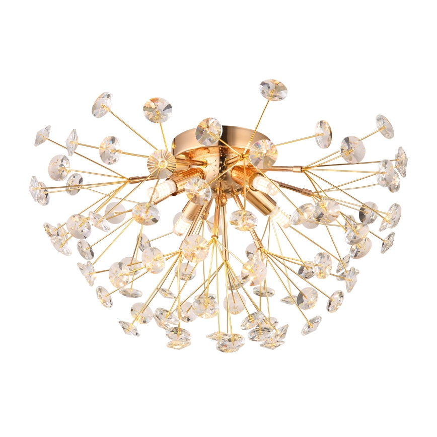 Globo - LED Griestu lampa 4xG9/3,5W/230V d. 45 cm zelta