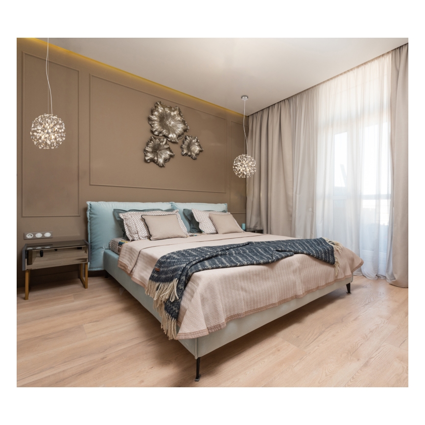 Globo - LED lustra uz stieples 8xG9/3,5W/230V spīdīgs hroms