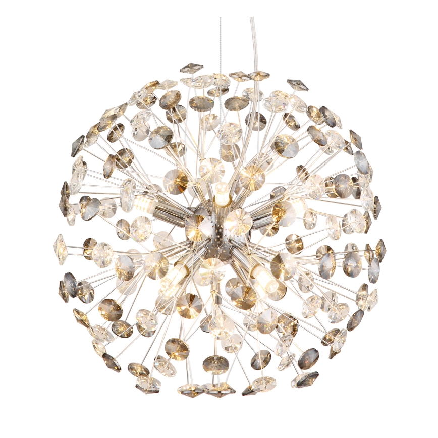 Globo - LED lustra uz stieples 8xG9/3,5W/230V spīdīgs hroms