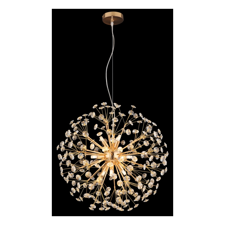 Globo - LED lustra uz troses 9xG9/3,5W/230V Ø 60 cm zeltaina