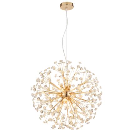 Globo - LED lustra uz troses 9xG9/3,5W/230V Ø 60 cm zeltaina