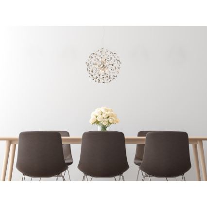 Globo - LED lustra uz troses 9xG9/3,5W/230V Ø 60 cm spīdīgs hroms