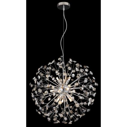 Globo - LED lustra uz troses 9xG9/3,5W/230V Ø 60 cm spīdīgs hroms