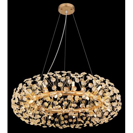 Globo - LED Kristāla lustra ar auklu 20xG9/3,5W/230V