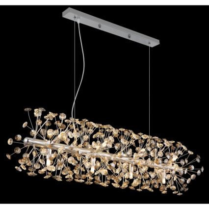 Globo - LED lustra uz troses 12xG9/3,5W/230V spīdīgs hroms