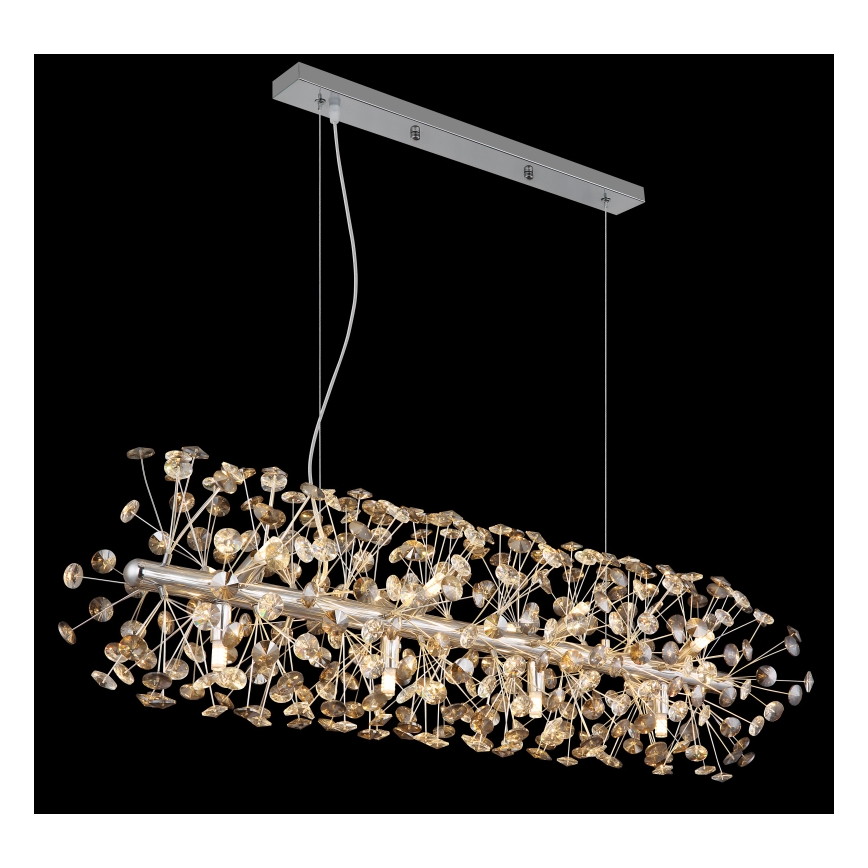Globo - LED lustra uz troses 12xG9/3,5W/230V spīdīgs hroms