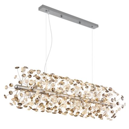Globo - LED lustra uz troses 12xG9/3,5W/230V spīdīgs hroms