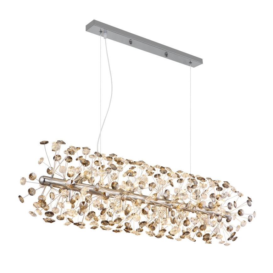 Globo - LED lustra uz troses 12xG9/3,5W/230V spīdīgs hroms
