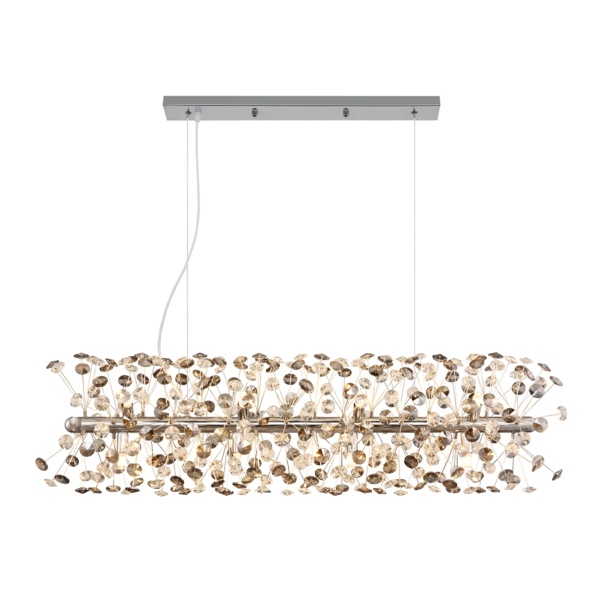 Globo - LED lustra uz troses 12xG9/3,5W/230V spīdīgs hroms