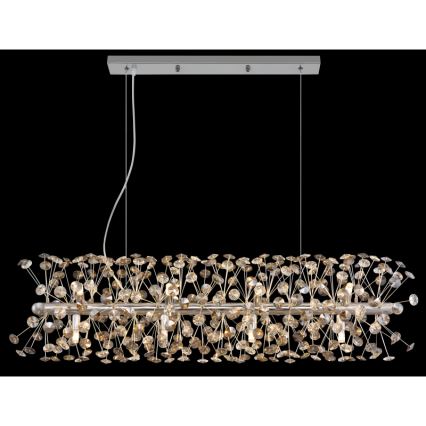 Globo - LED lustra uz troses 12xG9/3,5W/230V spīdīgs hroms