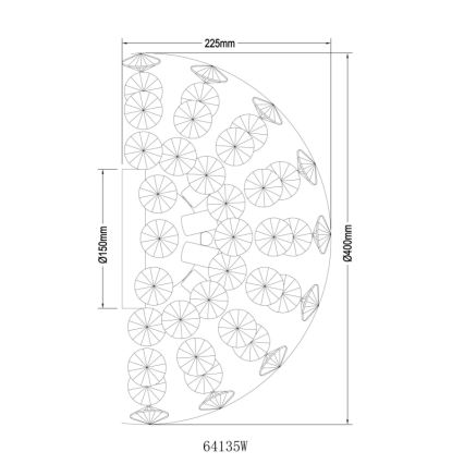Globo - LED sienas lampa 6xG9/3,5W/230V zelta