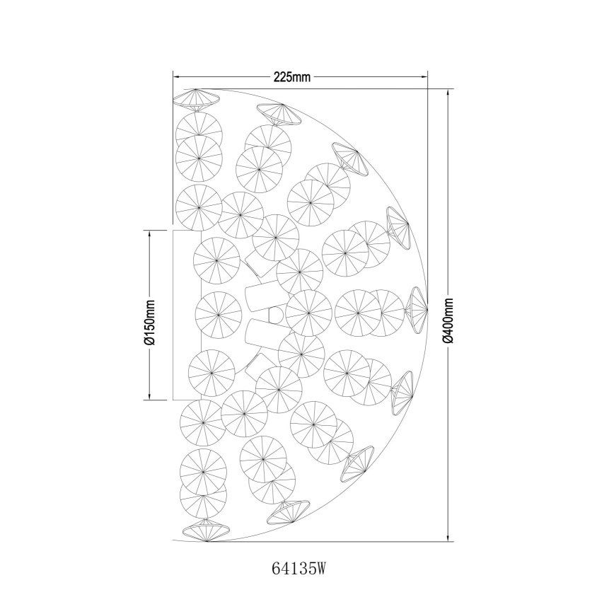 Globo - LED sienas lampa 6xG9/3,5W/230V zelta