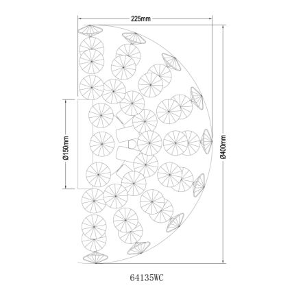 Globo - LED Sienas lampa 6xG9/3,5W/230V spīdīgi hromēts